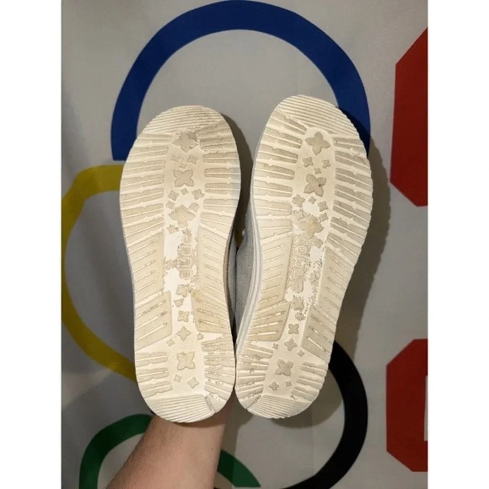 Hey‎ Dude Wendy Chambray Slip On Shoes Womens 7 Gray